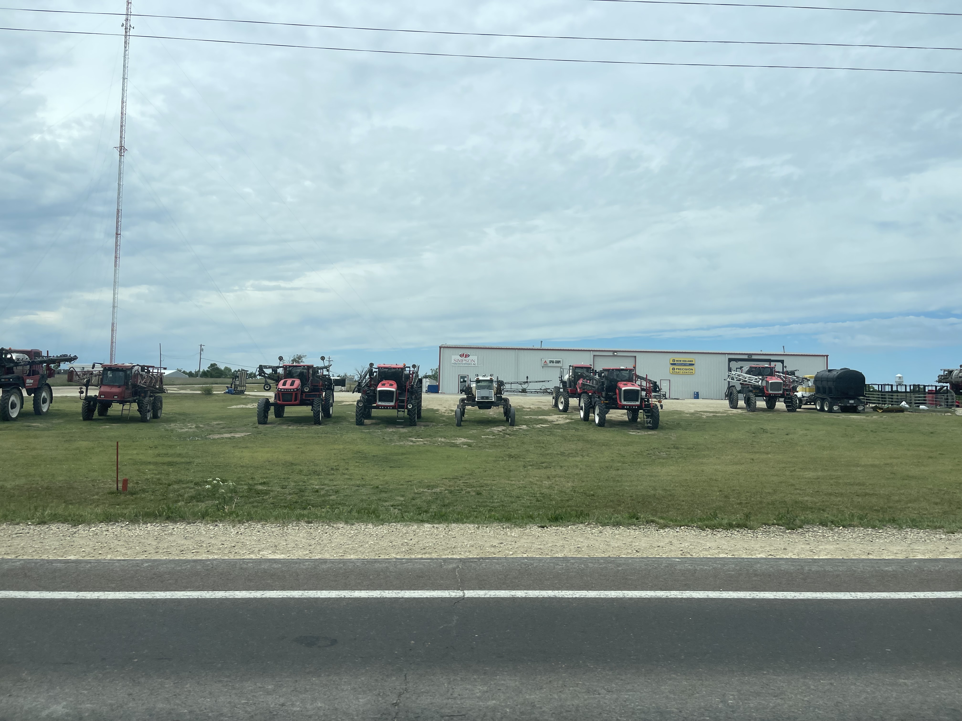 Kansas highway view