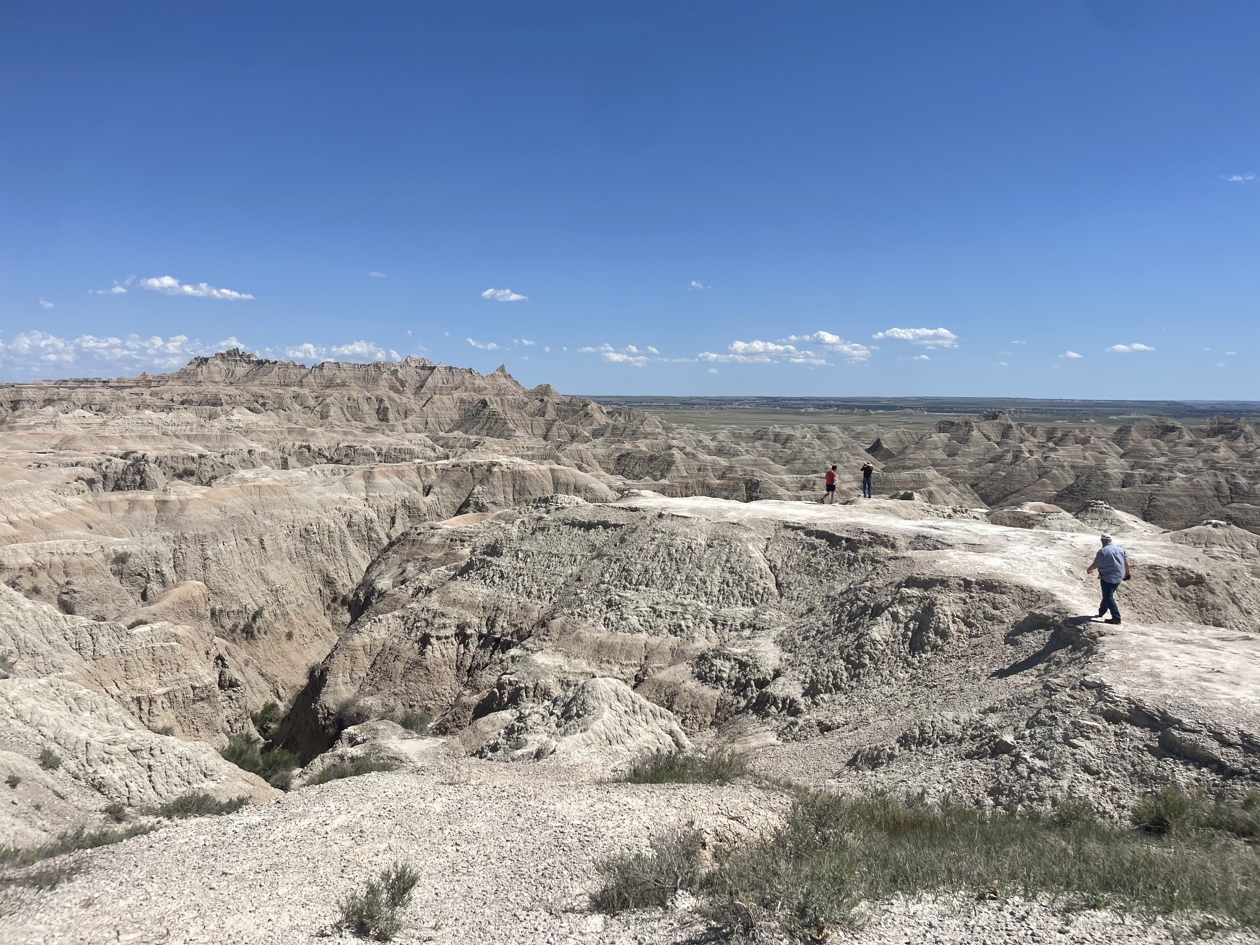 Badlands roadside overlook