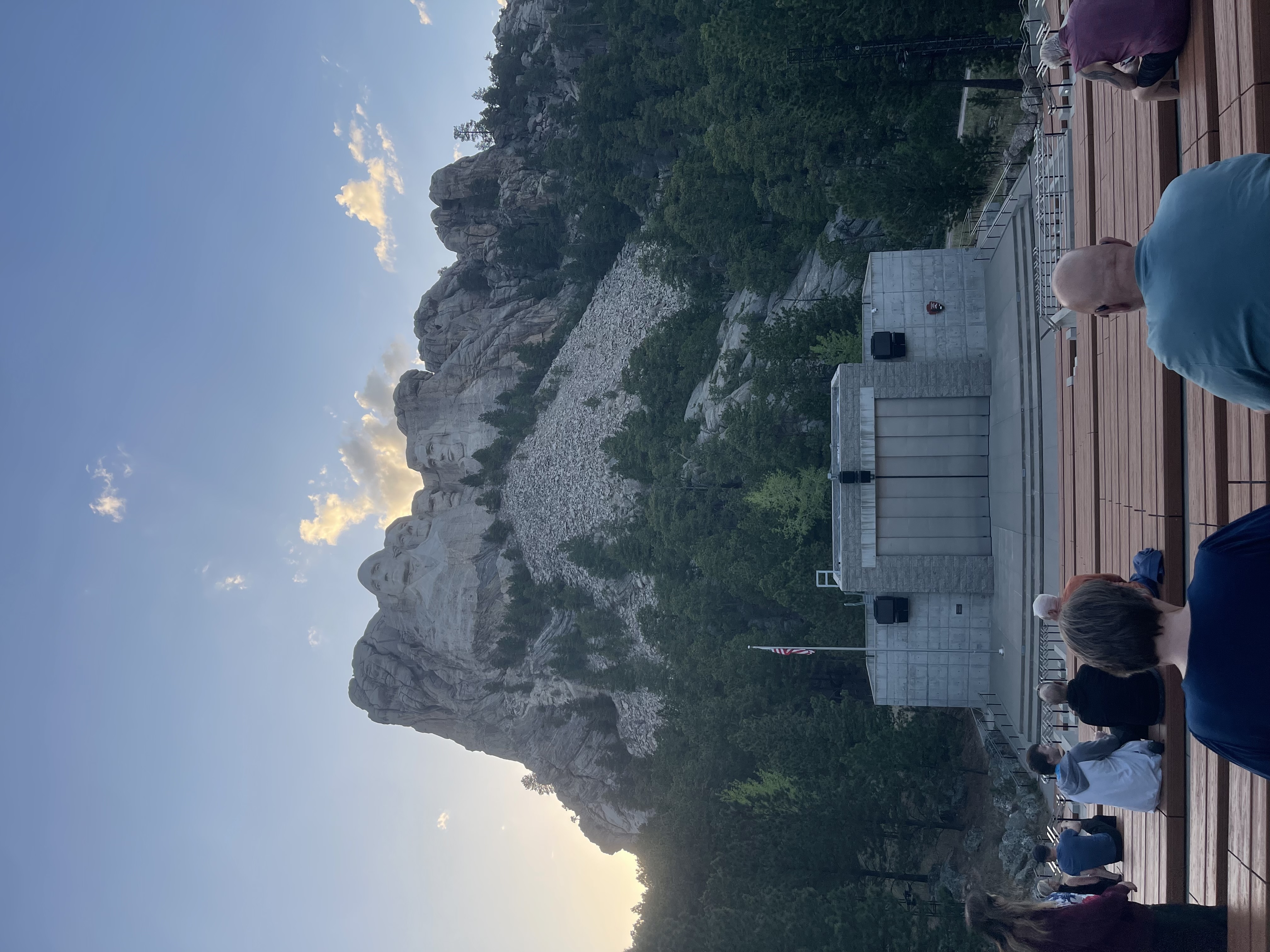 Mount Rushmore evening return